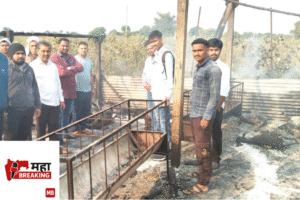 45 goats were burned to death