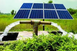 Solar pump scheme