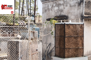 transformer is getting a blast of cool air