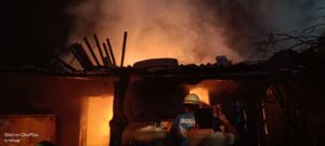 House Catches Fire Due to Short Circuit in Dagadwadi; Gas Cylinder Explodes, Causing Damage Worth Lakhs