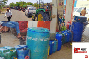 Queues for diesel