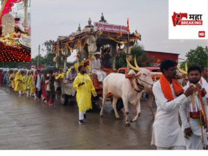 Sant Muktabais palanquin arrives