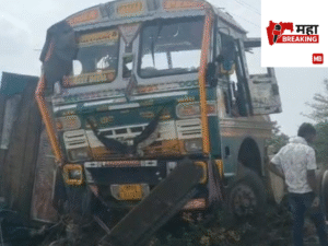 Truck overturns