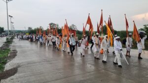 Sant Muktabais palanquin arrives