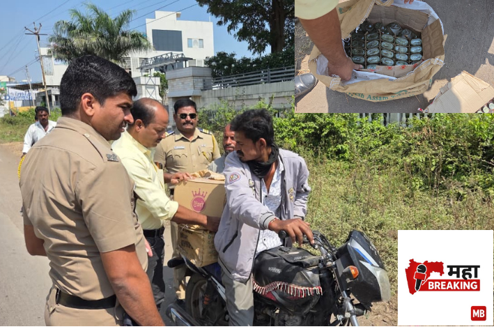 country liquor on two-wheelers