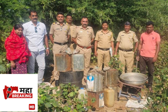 Police raids at five places