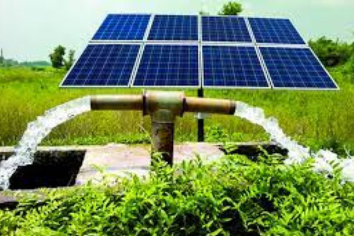Solar pump scheme