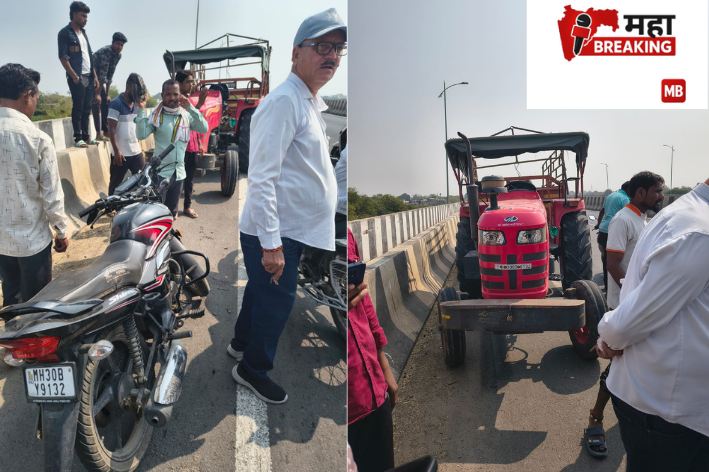 Biker seriously injured