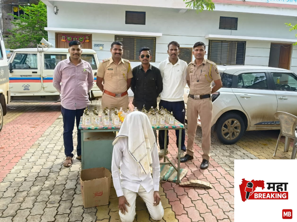 Police raid liquor den